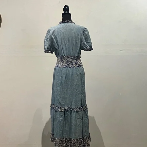 Red + Olive boho dress - Picture 5 of 15